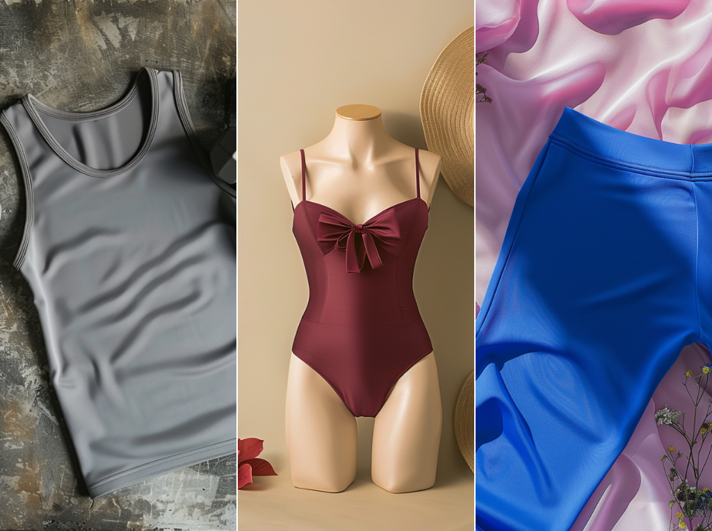 Lycra tyg – Elastiskt, andningsbart och perfekt för sportkläder, badkläder och leggings