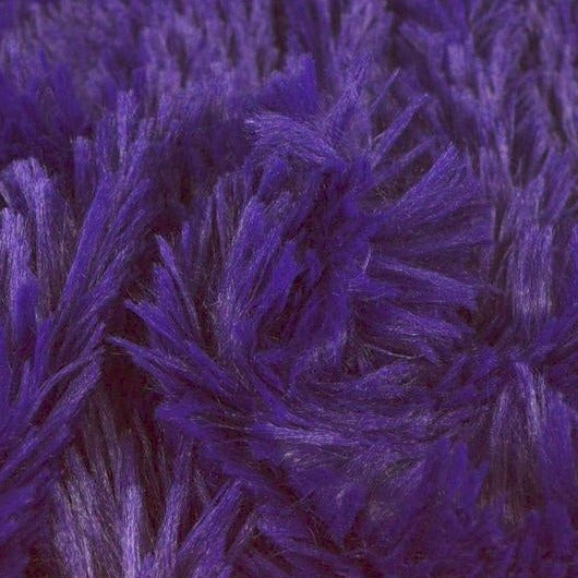 Indigo långhårig plysch – 30 mm lugg & tvärsgående stretch (bild 1 av 5)