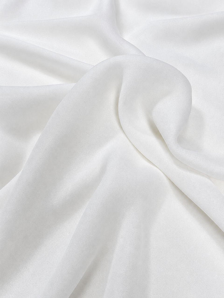 VITT SIDENCHIFFONG – LÄTT, SKIRT CHIFFONGTYG - 140 CM BREDD