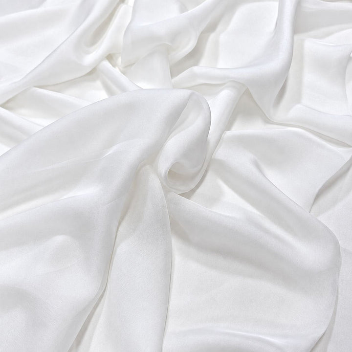 VITT SIDENCHIFFONG – LÄTT, SKIRT CHIFFONGTYG - 140 CM BREDD