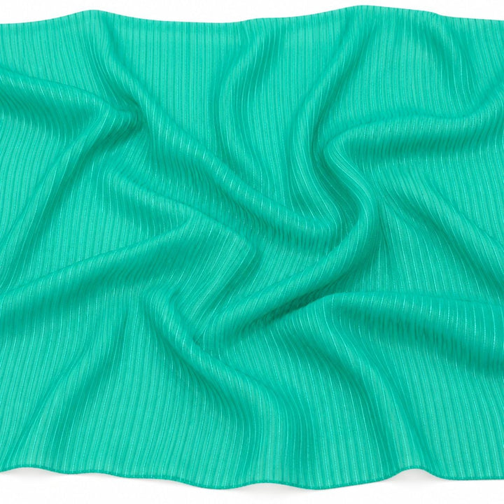 TURKOSGRÖN / MINTGRÖN SIDENCHIFFONG – 2. SORTERING