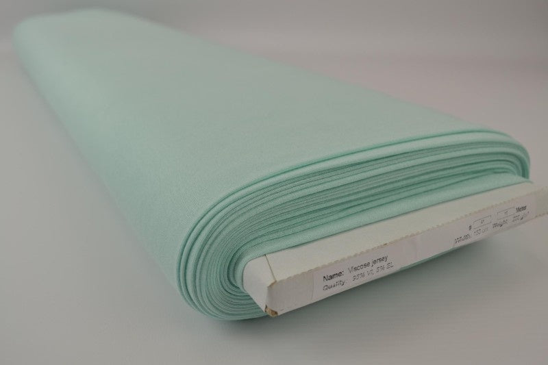 Ljus mint viskosjersey – mjuk, andningsbar & elastisk (bild 2 av 4)