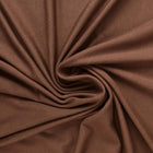 BRUN VISCOSE JERSEY TYG MED STRETCH
