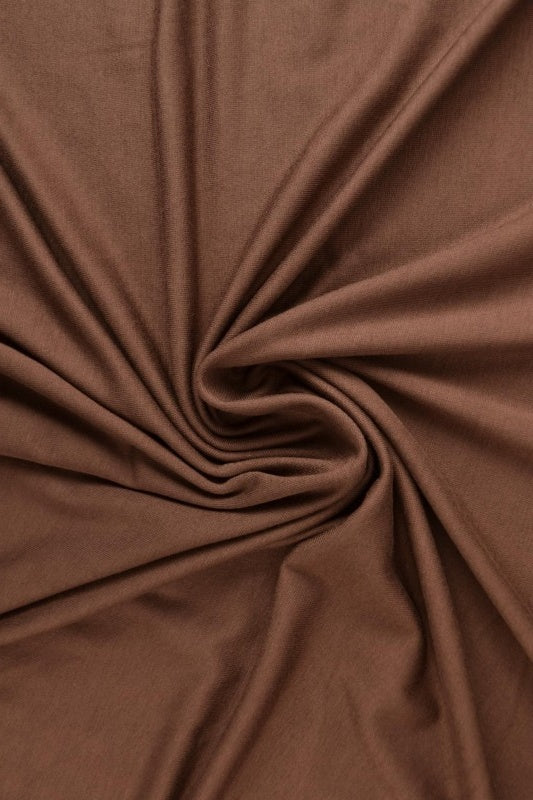 Brun viscose jersey tyg med stretch (bild 1 av 4)