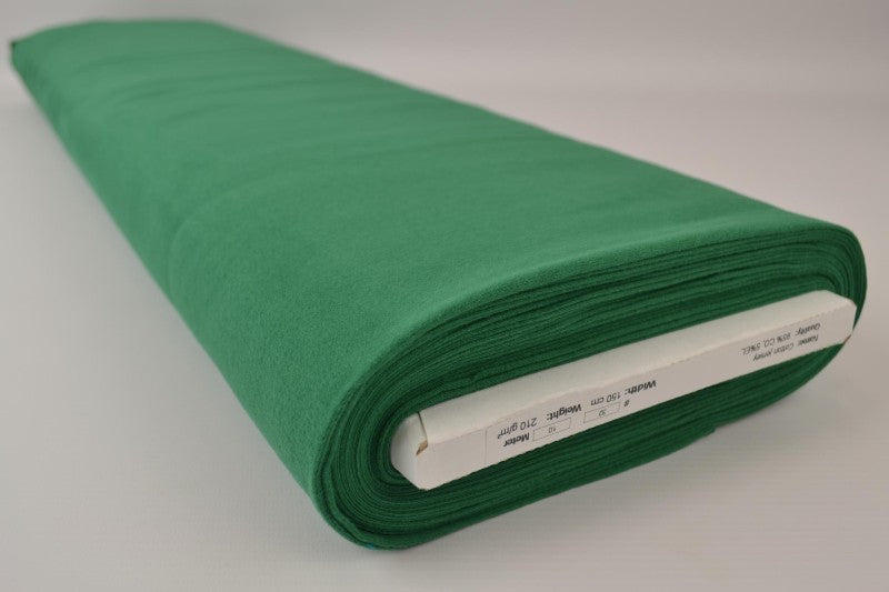 Mörkgrön bomullsjersey – naturlig, andningsbar & stretchig (bild 2 av 8)
