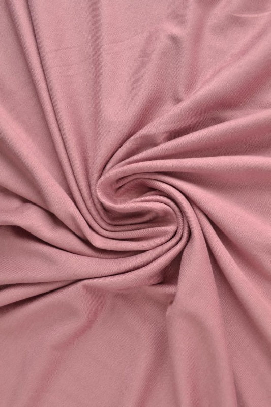 Mörk vintage rosa viskosjersey – mjuk, andningsbar & elastisk (bild 1 av 4)