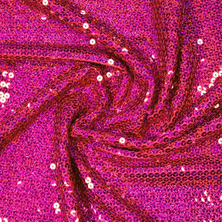 Pink paljettyg med stretch (bild 1 av 3)