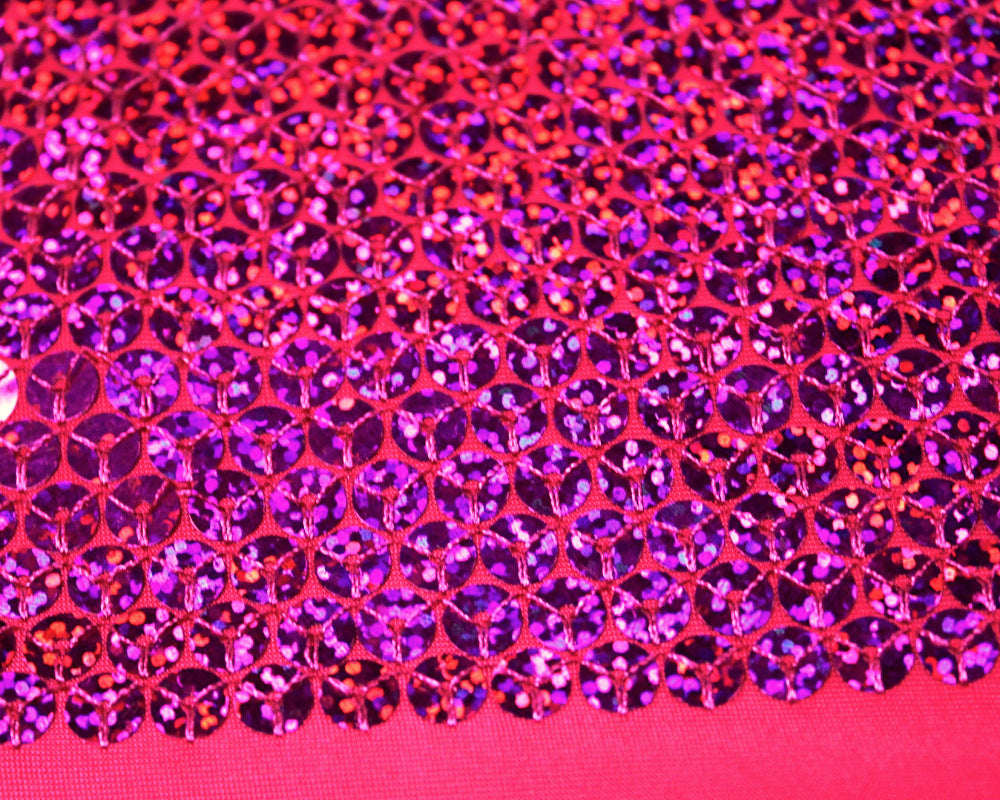 Pink paljettyg med stretch (bild 2 av 3)