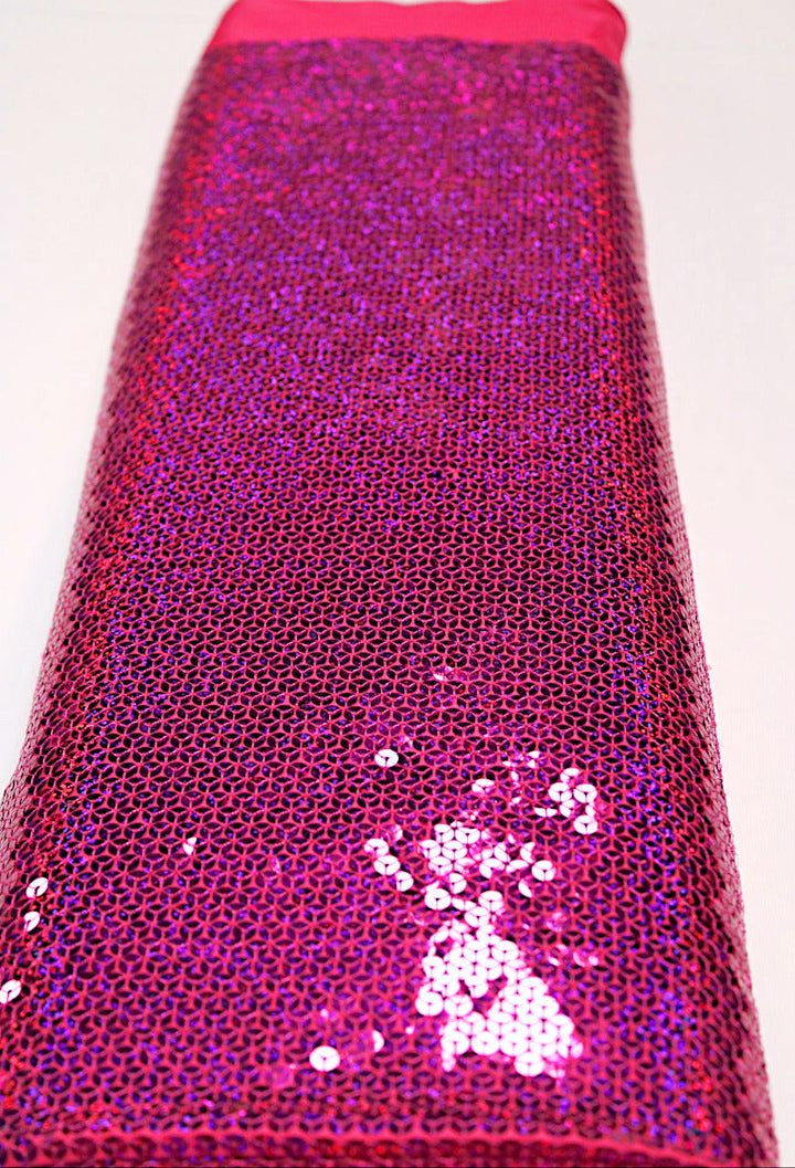 Pink paljettyg med stretch (bild 3 av 3)