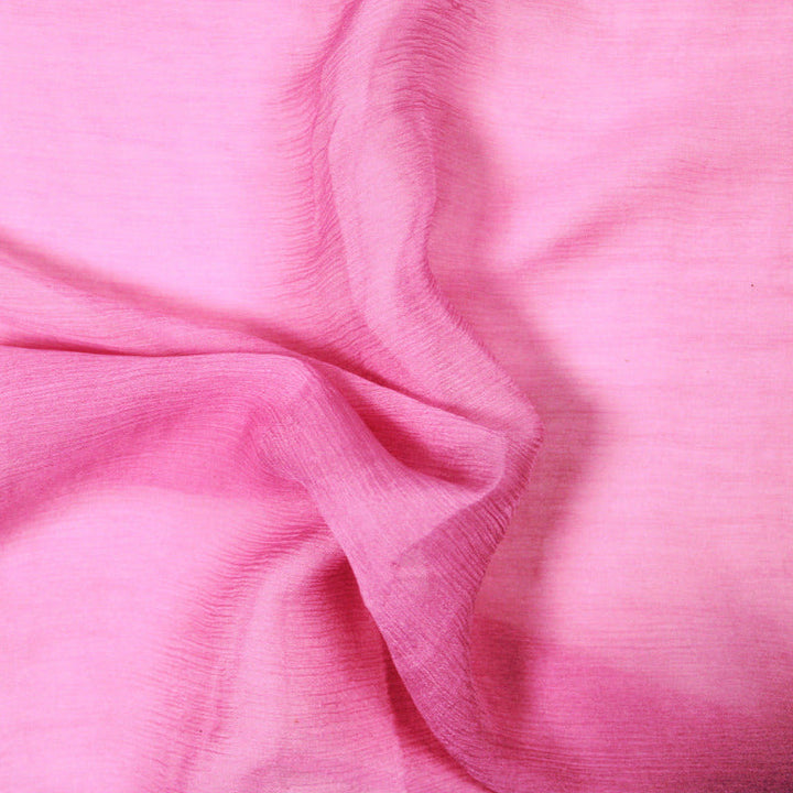 Ljusrosa sidenchiffong – lätt, skirt chiffongtyg (bild 1 av 8)