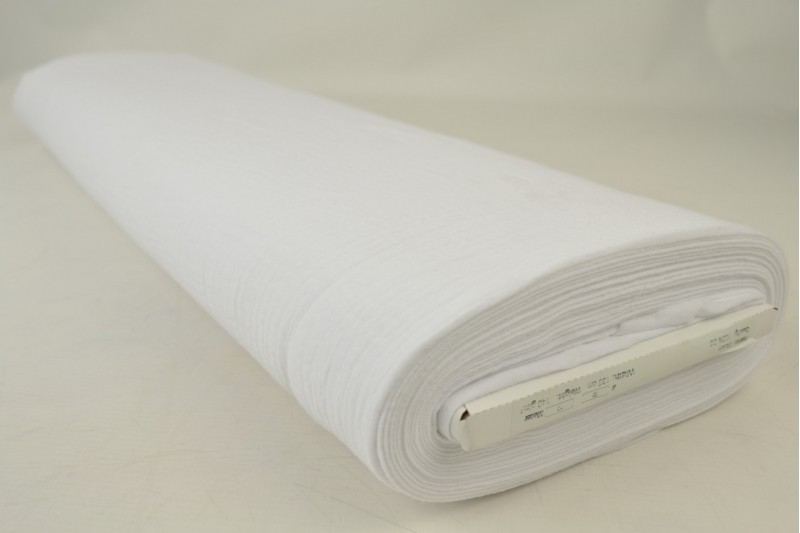 Vit double gauze musslin – mjuk & andningsbar (bild 2 av 5)
