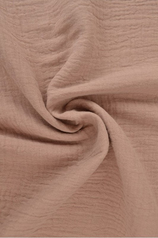 Vintage rosa double gauze musslin – mjuk & andningsbar (bild 1 av 5)