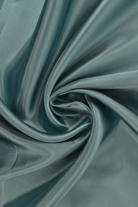 Vintage grön satin tyg – lätt & glansigt (bild 1 av 8)
