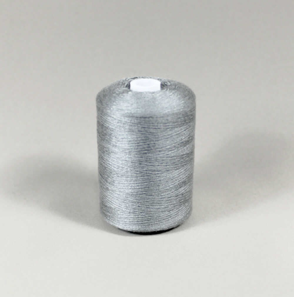 Silvergrå stark polyester sytråd (bild 1 av 3)