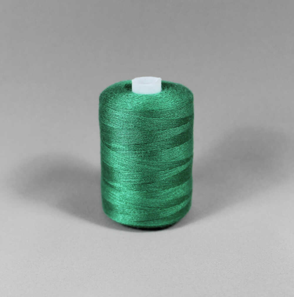 Mörkgrön stark polyester sytråd (bild 1 av 3)