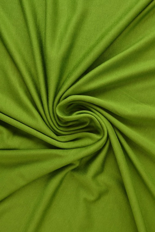 Mosgrön viscose jersey tyg med stretch (bild 1 av 4)