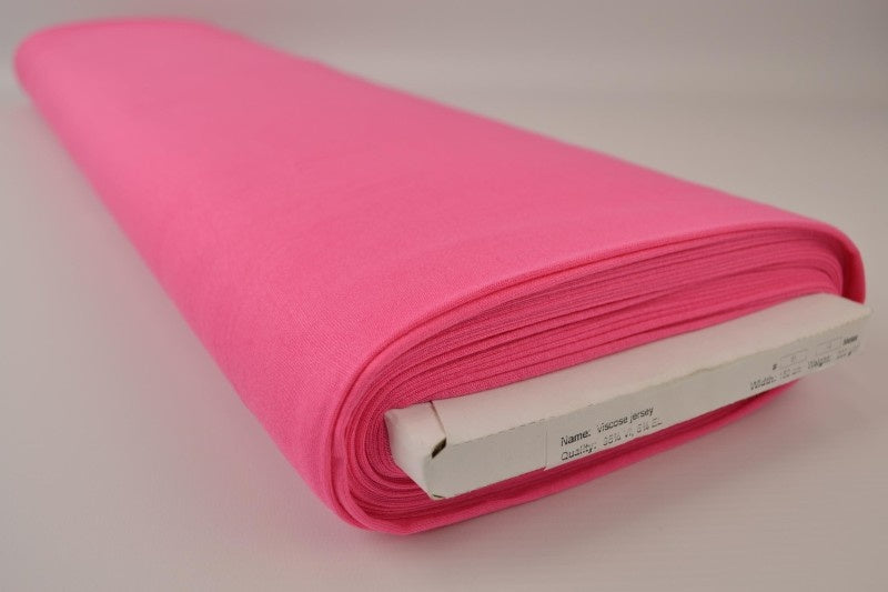 Fuchsia viskosjersey – mjuk, andningsbar & elastisk (bild 2 av 4)