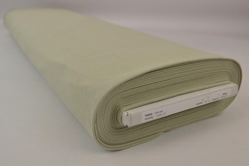 SILVERGRÅ BOMULLSCANVAS – TÄTT VÄVD 350 g/m², OEKO-TEX