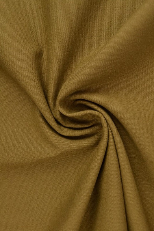BRUN BOMULLSCANVAS – TÄTT VÄVD 350 g/m², OEKO-TEX