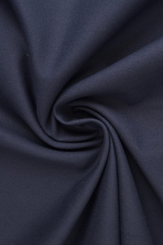 MARINBLÅ BOMULLSCANVAS – TÄTT VÄVD 350 g/m², OEKO-TEX