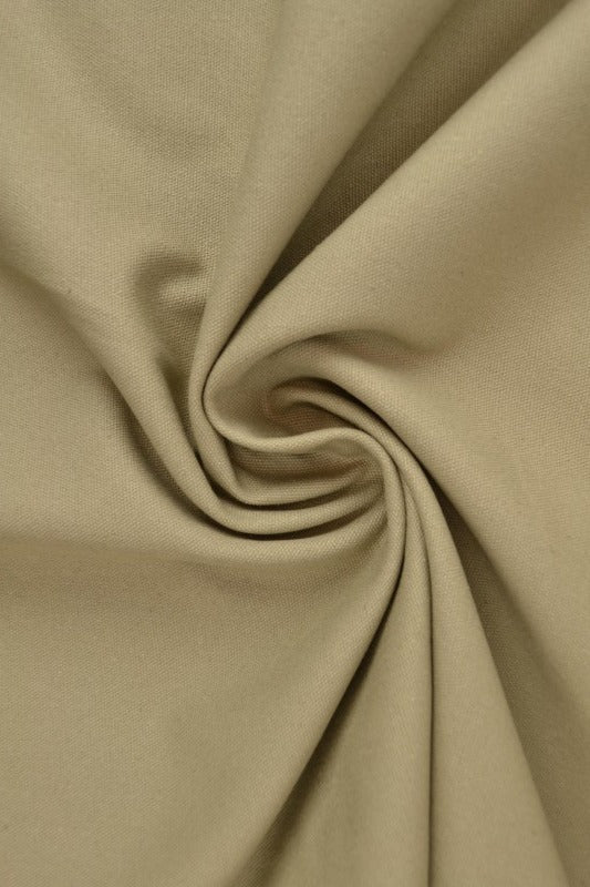 TAUPE BOMULLSCANVAS – TÄTT VÄVD 350 g/m², OEKO-TEX