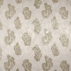 CHAMPAGNEFÄRGAD SATIN JACQUARD TYG MED BLOMMOR