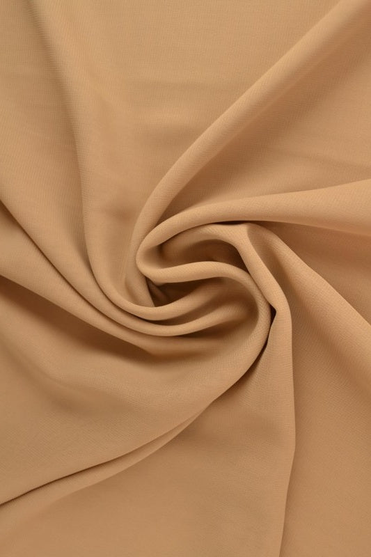 Mörk beige chiffong – lätt, transparent & med vackert fall (bild 1 av 7)
