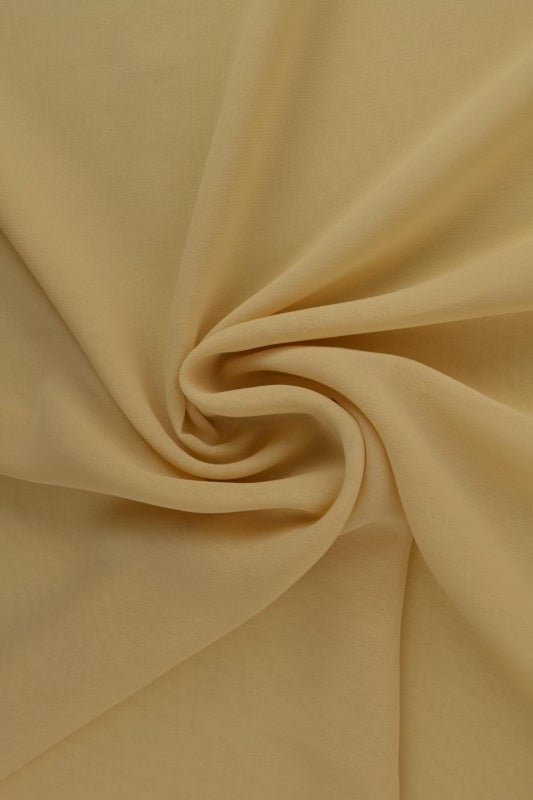 Beige chiffong – lätt, transparent & med vackert fall (bild 1 av 7)