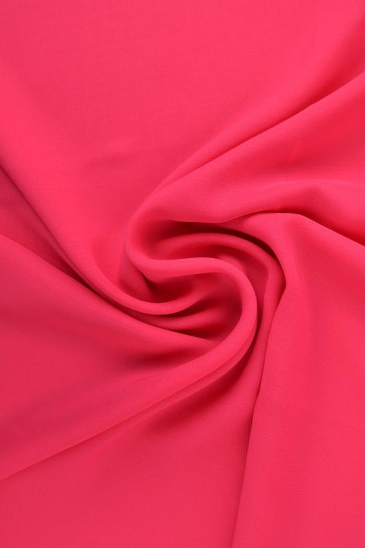 Fuchsia pink chiffong – lätt, transparent & med vackert fall (bild 1 av 7)