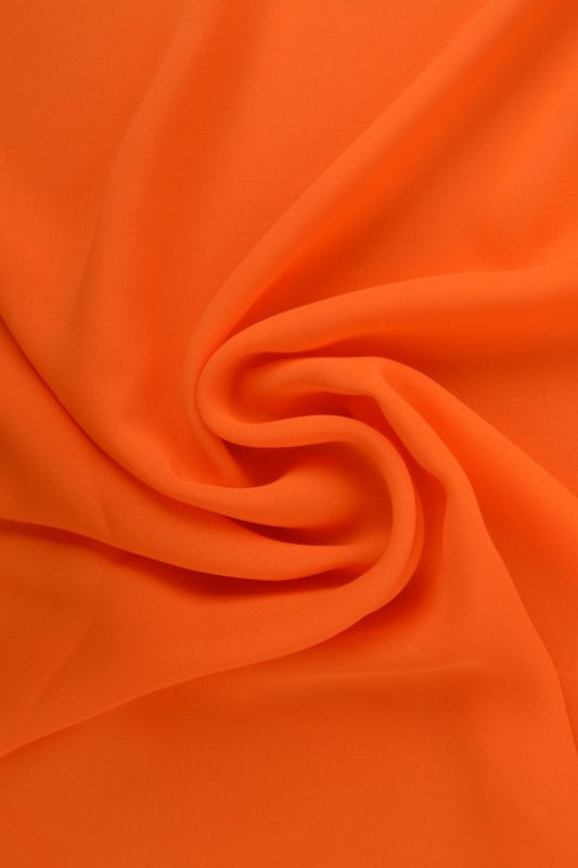 Orange chiffong – lätt, transparent & med vackert fall (bild 1 av 7)