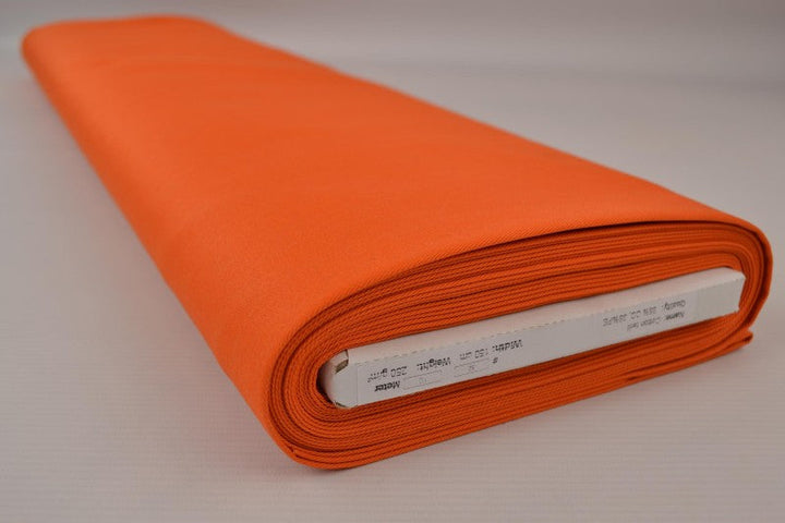 Orange bomullstwill – kraftigt och formstabilt tyg (bild 2 av 7)