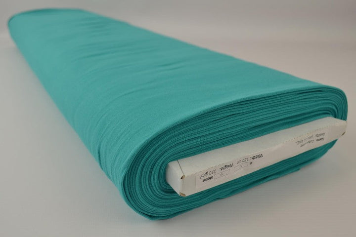 Turkos bomullsjersey – naturlig, andningsbar & stretchig (bild 2 av 8)