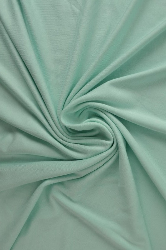 Ljus mint viskosjersey – mjuk, andningsbar & elastisk (bild 1 av 4)