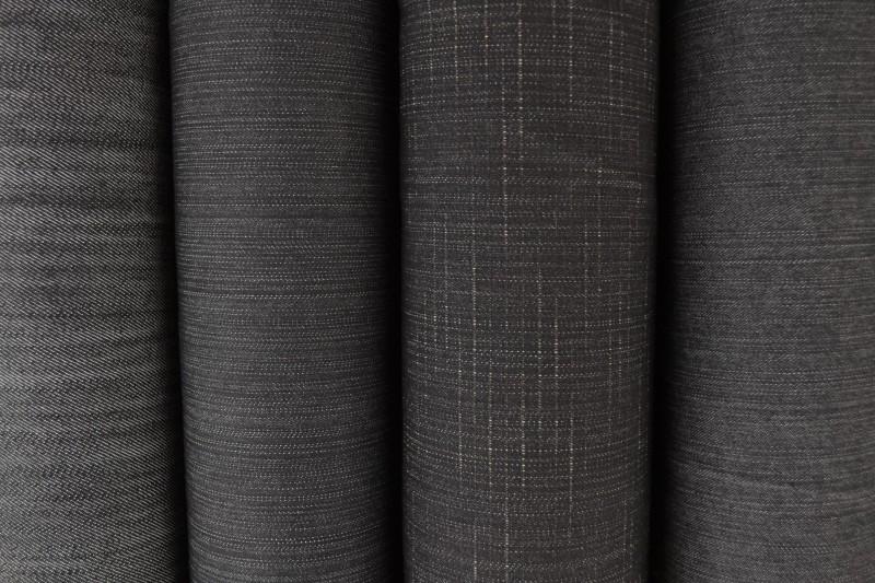 Brun otvättat denim med stretch – 370 g/m² (bild 4 av 4)