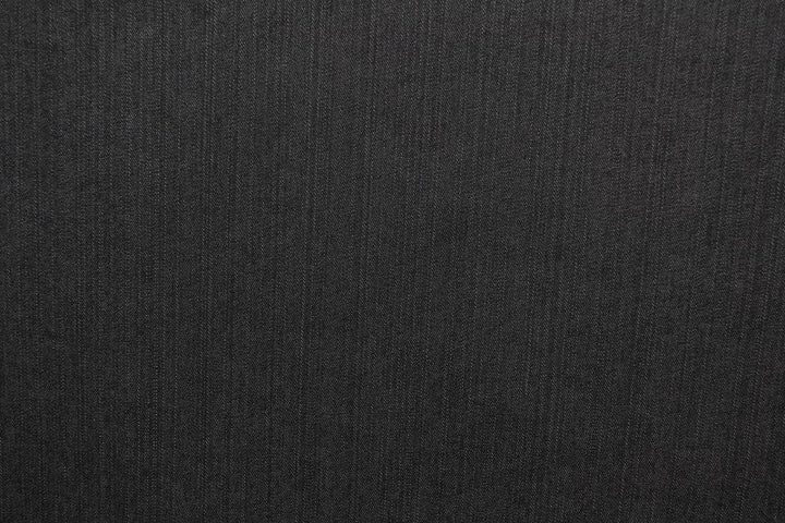 Mörkgrå otvättat denim med stretch – 370 g/m² (bild 3 av 9)