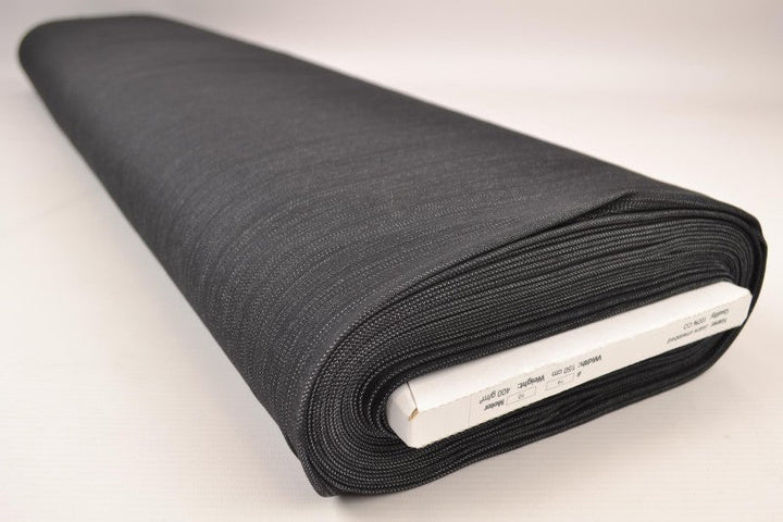 Antracit otvättat denim med stretch – 370 g/m² (bild 2 av 9)