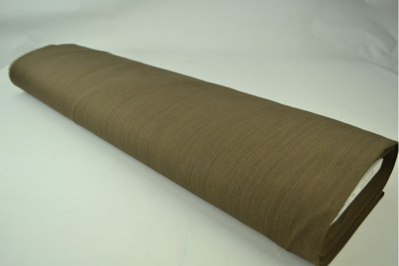Brun otvättat denim med stretch – 370 g/m² (bild 2 av 4)