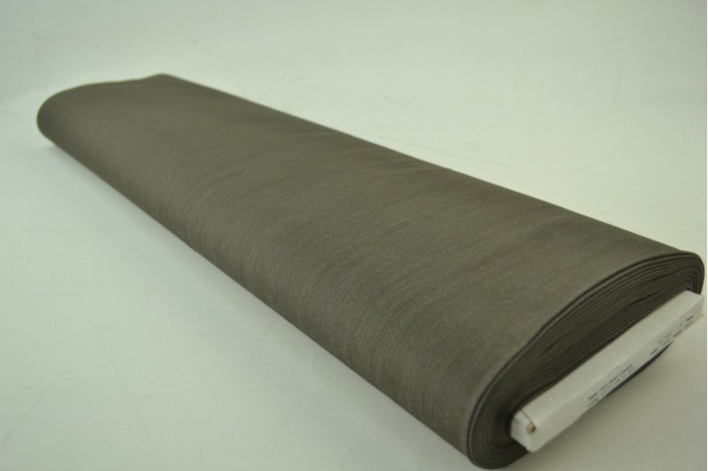 Khaki otvättat denim med stretch – 370 g/m² (bild 2 av 8)