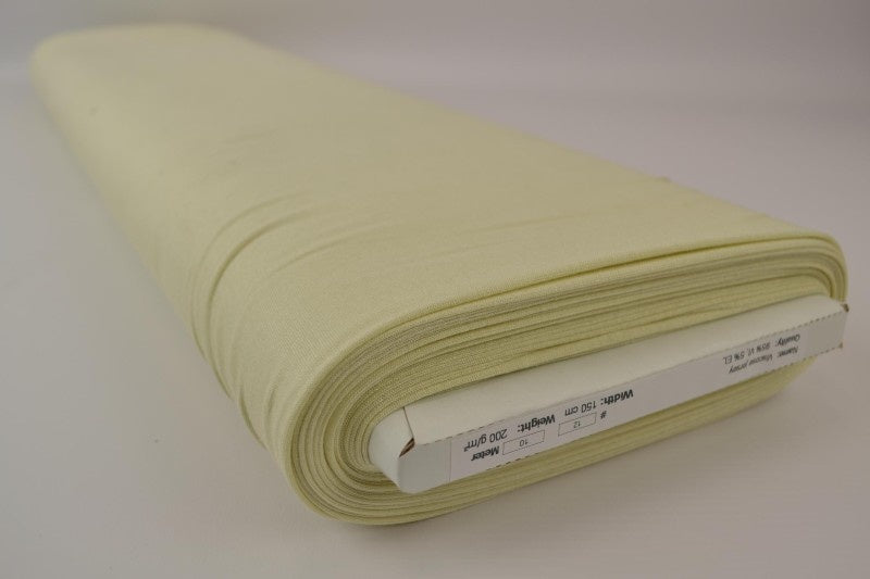 Beige viskosjersey – mjuk, andningsbar & elastisk (bild 2 av 4)