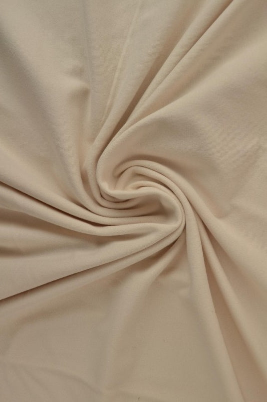 Champagne bomullsjersey – naturlig, andningsbar & stretchig (bild 1 av 8)