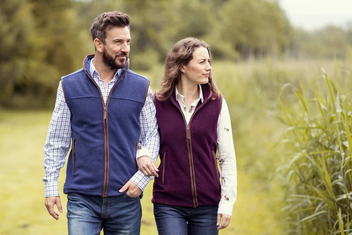 Vinröd polar fleece – anti-pilling, varm & lätt (bild 5 av 7)