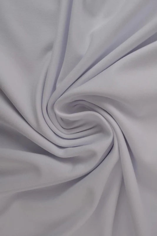 Vit french terry – mjuk bomullsstickad metervara med stretch (bild 1 av 5)