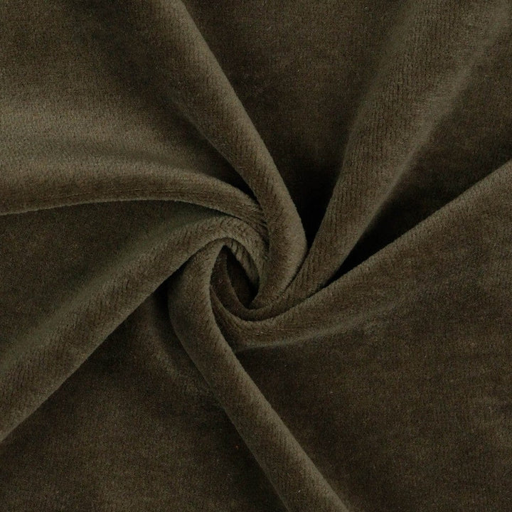 Taupe bomullssammet med stretch (bild 1 av 5)