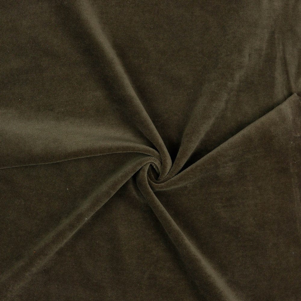 Taupe bomullssammet med stretch (bild 3 av 5)
