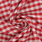 RÖD GINGHAM RUTIGT BOMULLSTYG 6,5 MM GINGHAM RUTOR