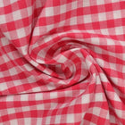 PINK GINGHAM RUTIGT BOMULLSTYG 6,5 MM GINGHAM RUTOR