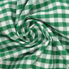 GRÖN GINGHAM RUTIGT BOMULLSTYG 6,5 MM GINGHAM RUTOR