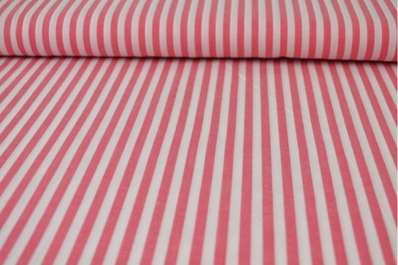 PINK GINGHAM RANDIGT BOMULLSTYG 6,5 MM – OEKO-TEX BOMULL, LÄTT & ANDNINGSBART