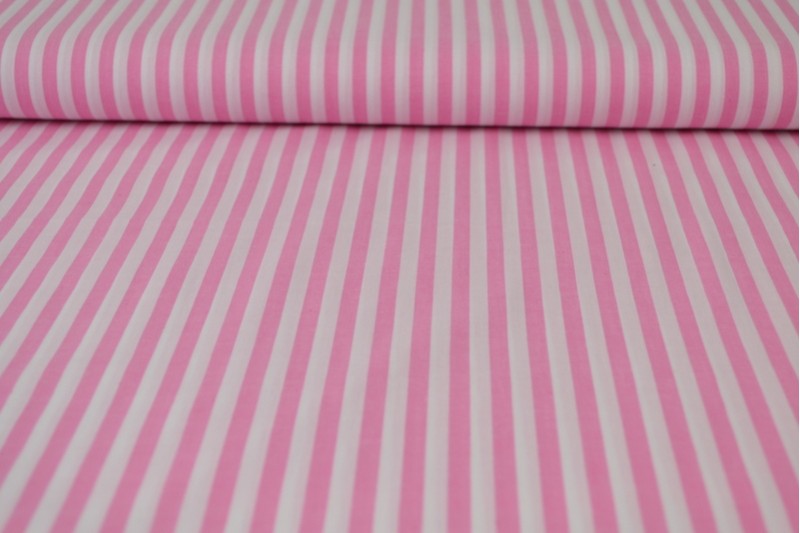 ROSA GINGHAM RANDIGT BOMULLSTYG 6,5 MM – OEKO-TEX BOMULL, LÄTT & ANDNINGSBART