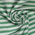 GRÖN GINGHAM RANDIGT BOMULLSTYG 6,5 MM